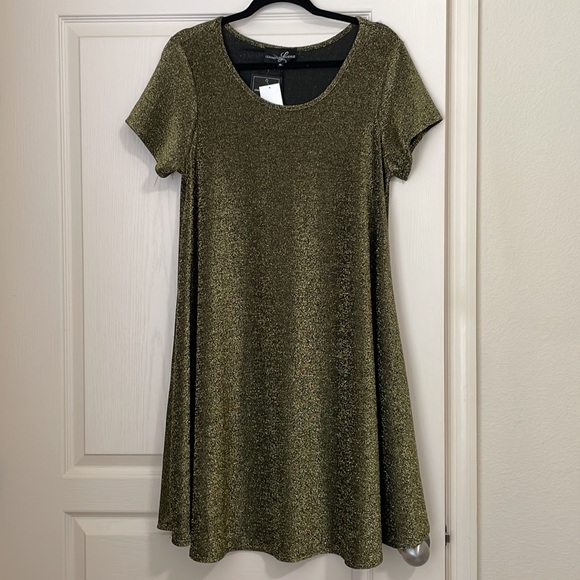 Lexington Avenue Gold Glitter Sparkly 